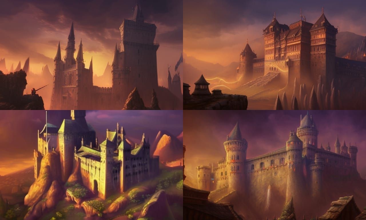 Medieval Castle: Detailed Matte Painting in Unreal Engine