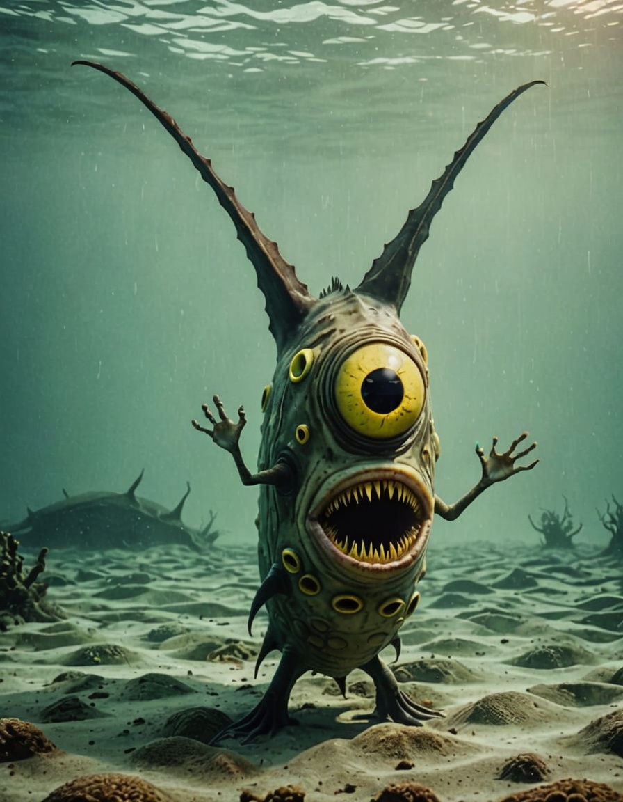 Photorealistic Sheldon J. Plankton