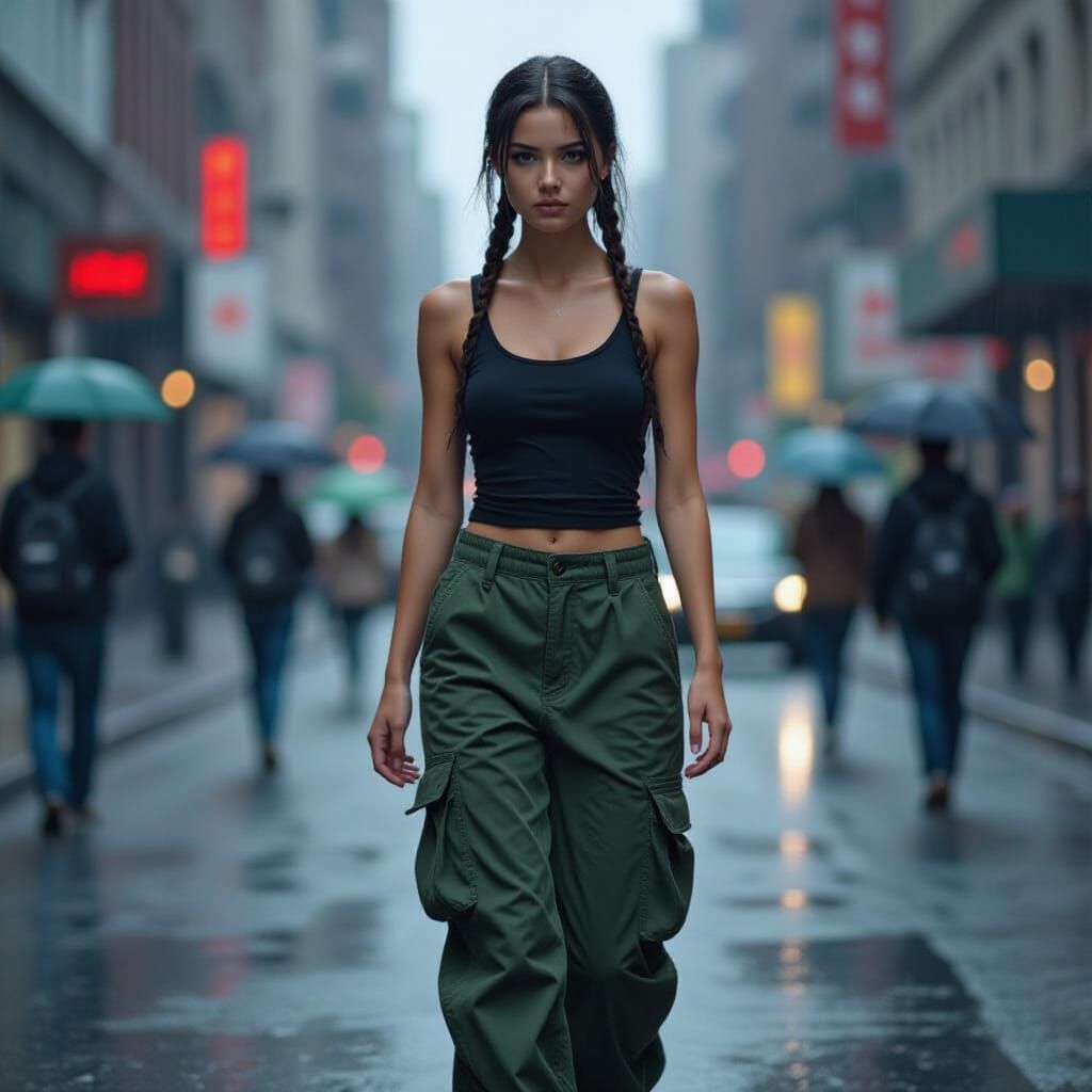 Rainy Day in NYC: A Digital Portrait