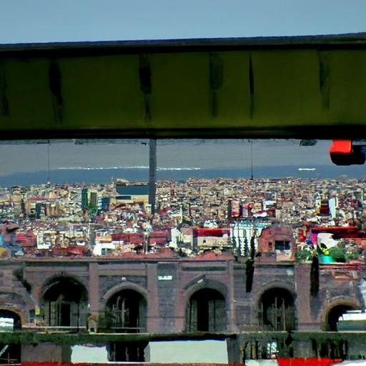 Barcelona Cityscape Render