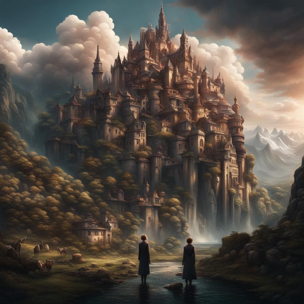 Epic Cinematic Painting of Love