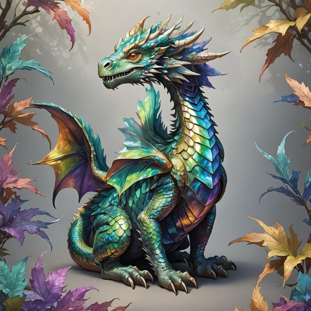 Young Iridescent Dragon