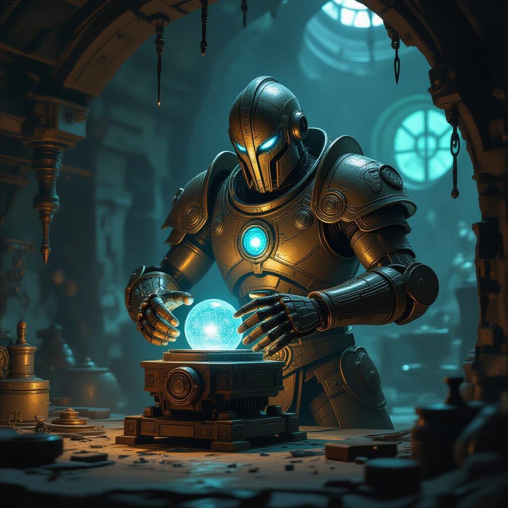 Dwemeri Artificer Forges Ancient Automaton with Aetherium