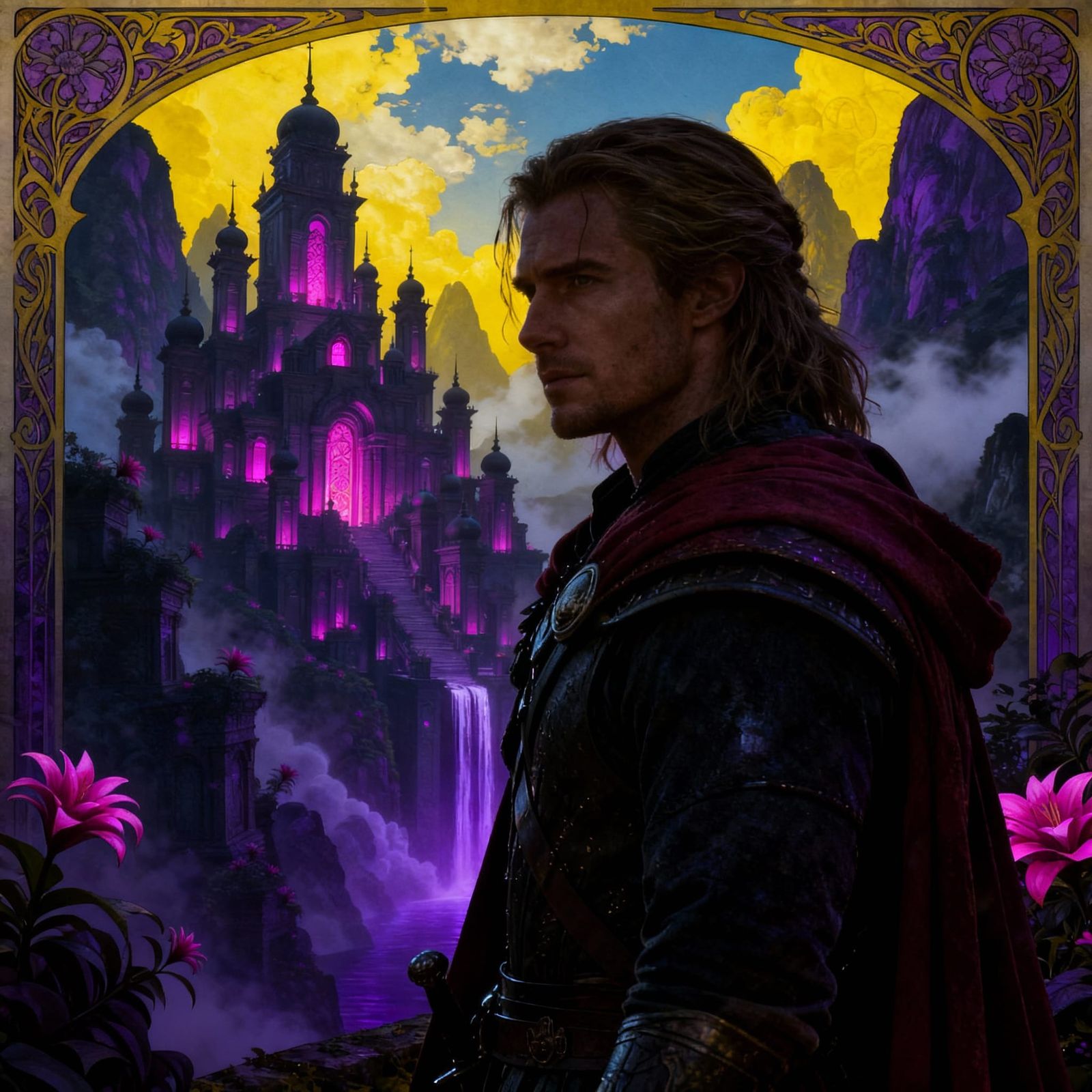 Dark Fantasy Concept Art Masterpiece in Deep Colors