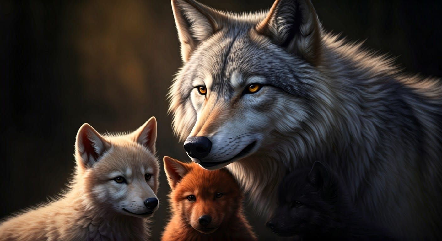 Motherly Devotion in Soft Finger Painting