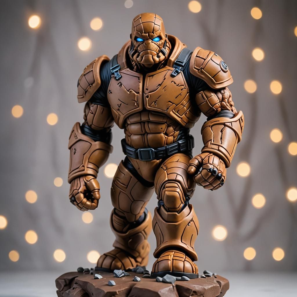 Polymer Clay Action Figure Prototype