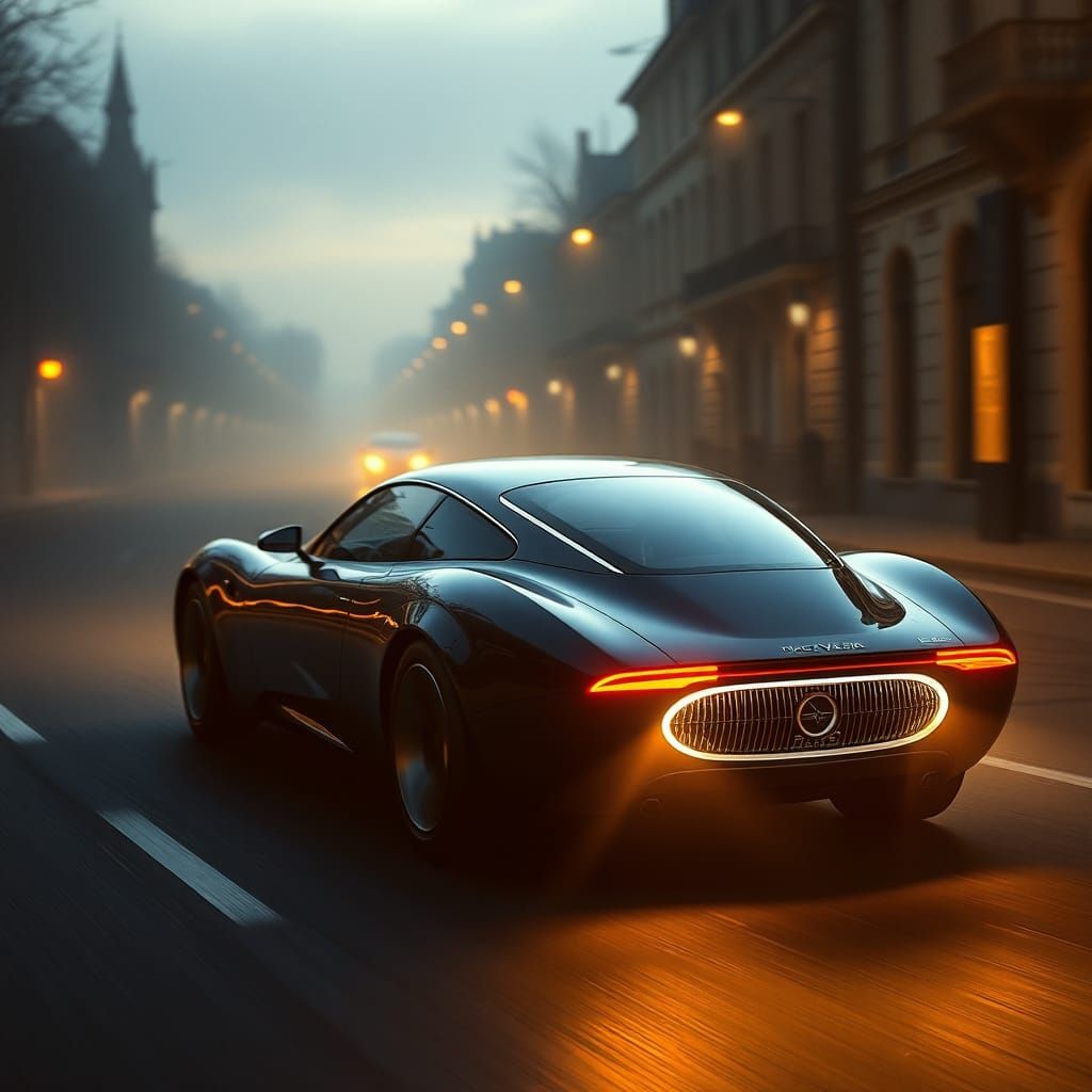 Facel Vega Concept Car Cruises Chartres Boulevard