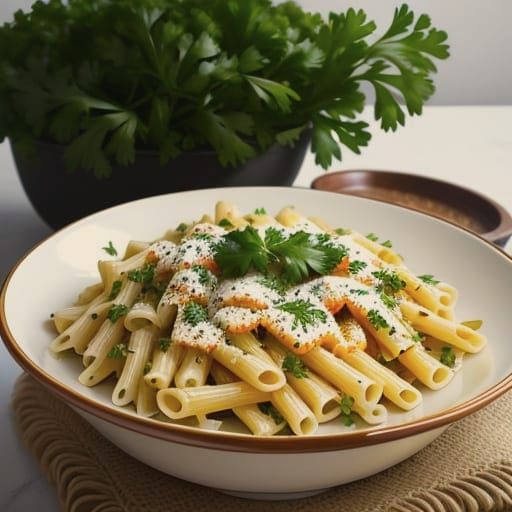 Nutritious Ziti Alfredo Dish