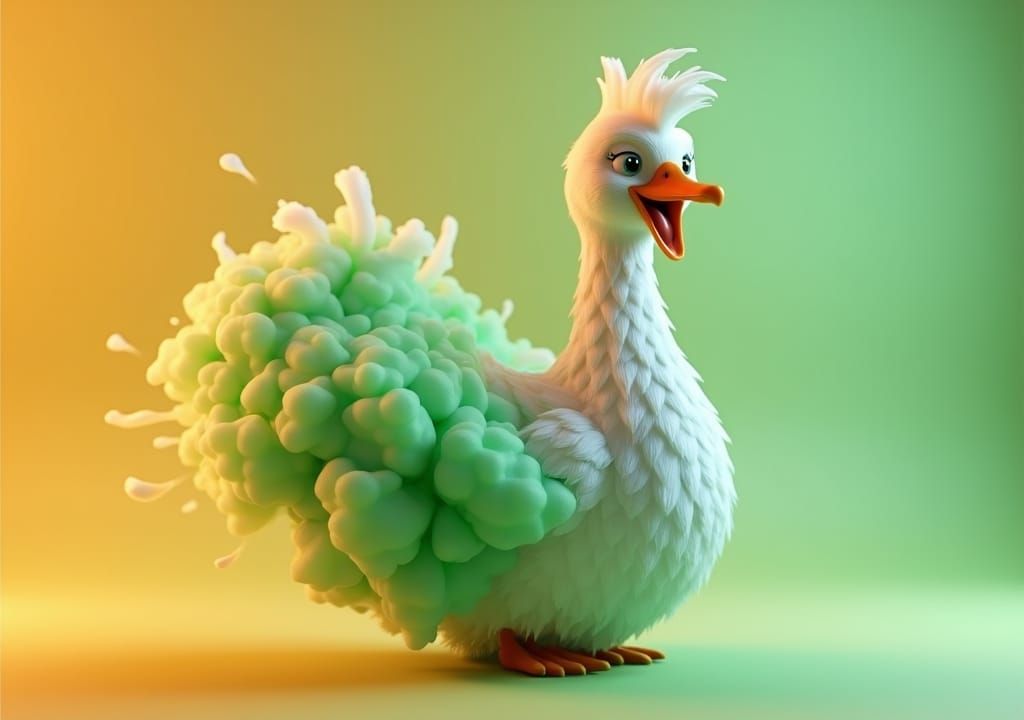 Mother Goose's Animated Cloud Eruption