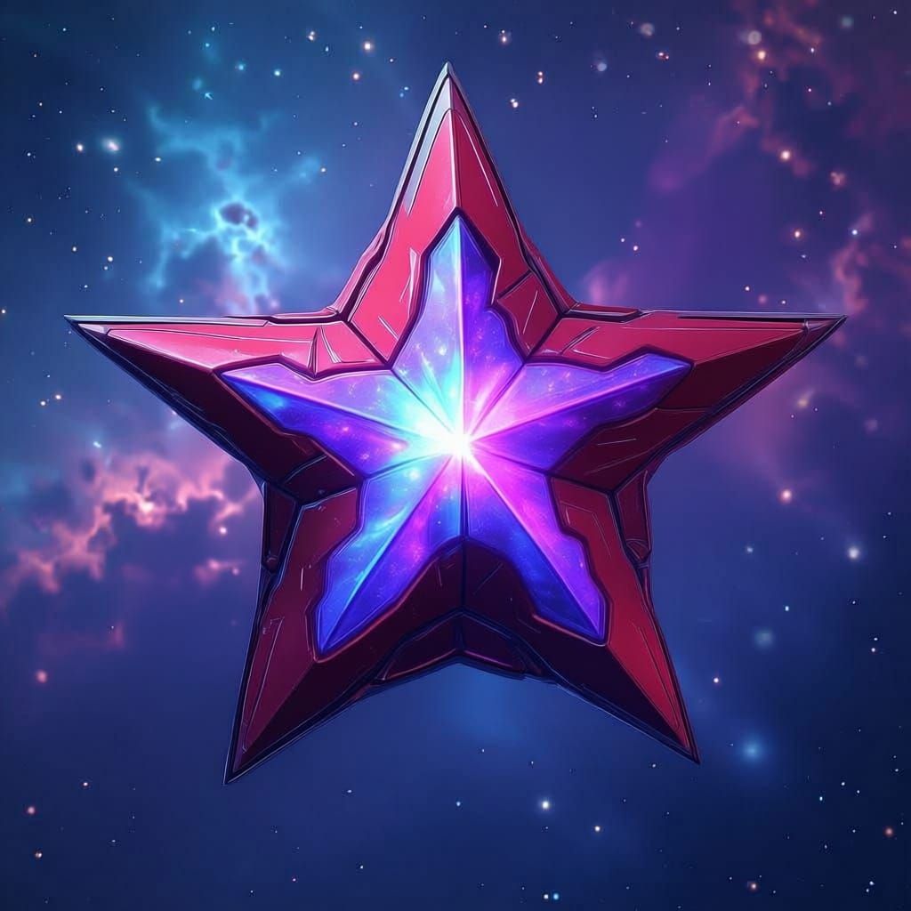 Destiny 2 Ghost Shell in Cosmic Nebula