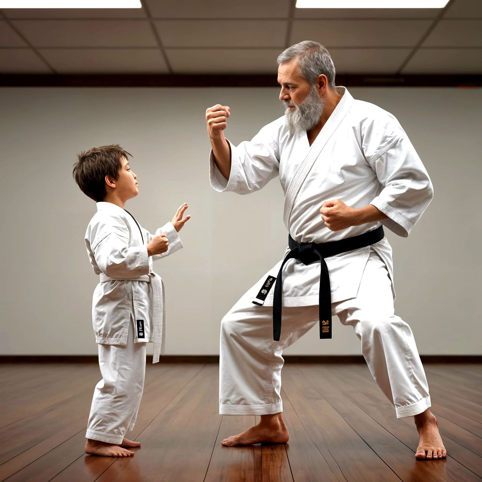 Karate Lessons: Boy Learns Self-Confidence