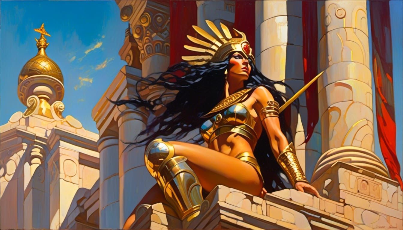 The Women of Frazetta - The Incomparable Dejah Thoris