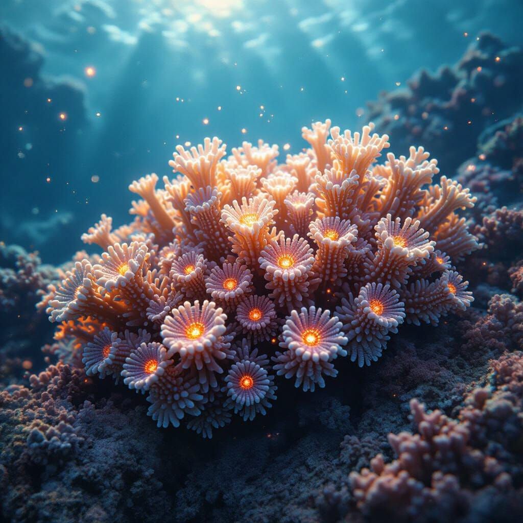 Luminbud Coral: Dark Fantasy Concept Art