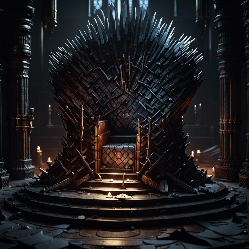 The Iron Throne: Dark Fantasy Concept Art
