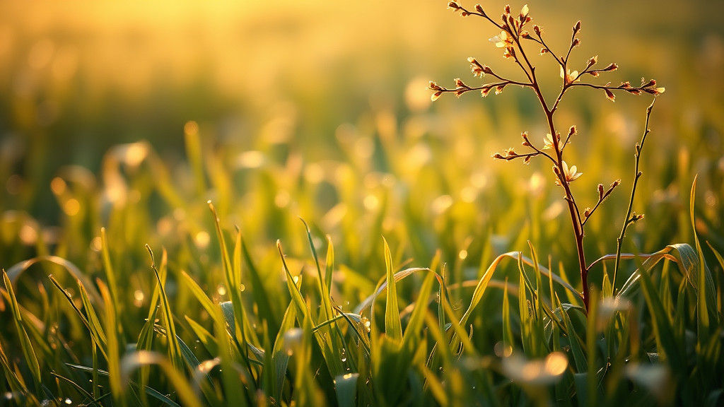 Iridescent Meadow: Art Nouveau Dreamscape in Photorealistic ...