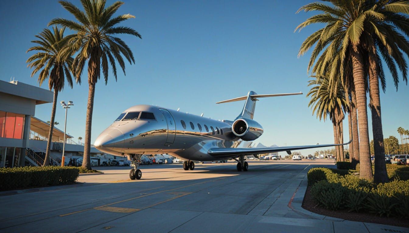 Luxurious Private Jet Unveiled by Global Superstar in LA
