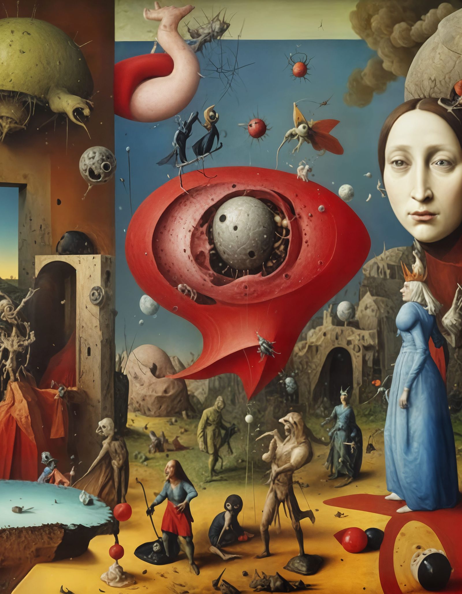 The Woman controls everything that happens in this Reality, but she cannot make up her Mind what to do first. 'Fiat Lux'...