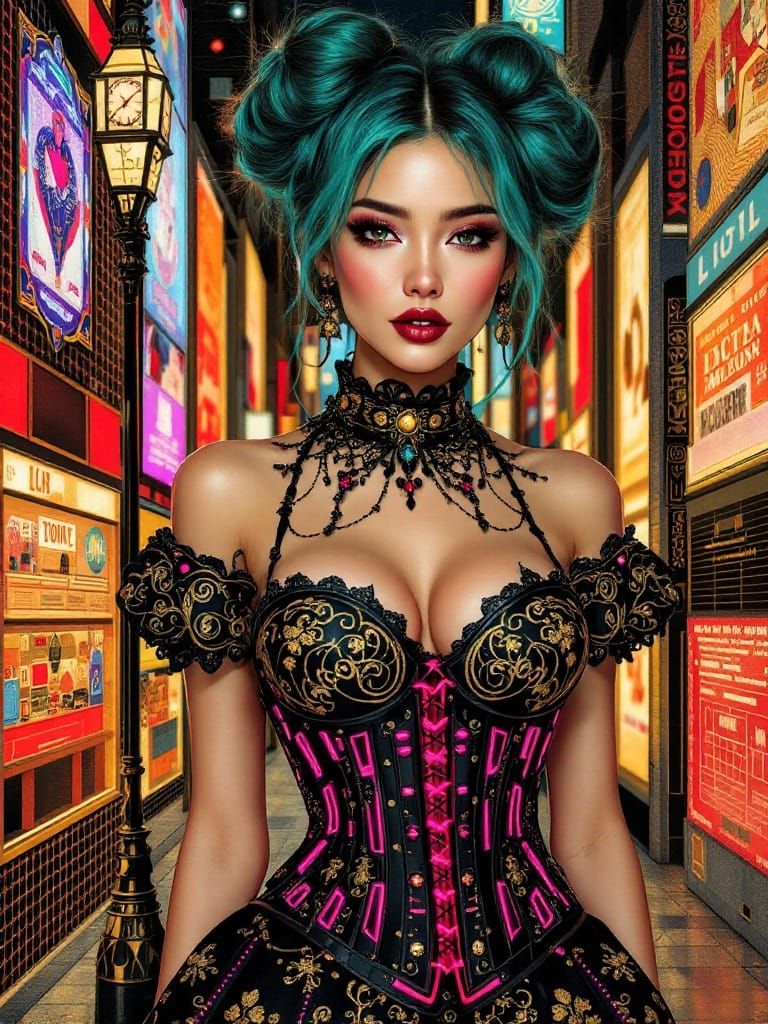 Elegant Fusion of East Meets West Portraiture