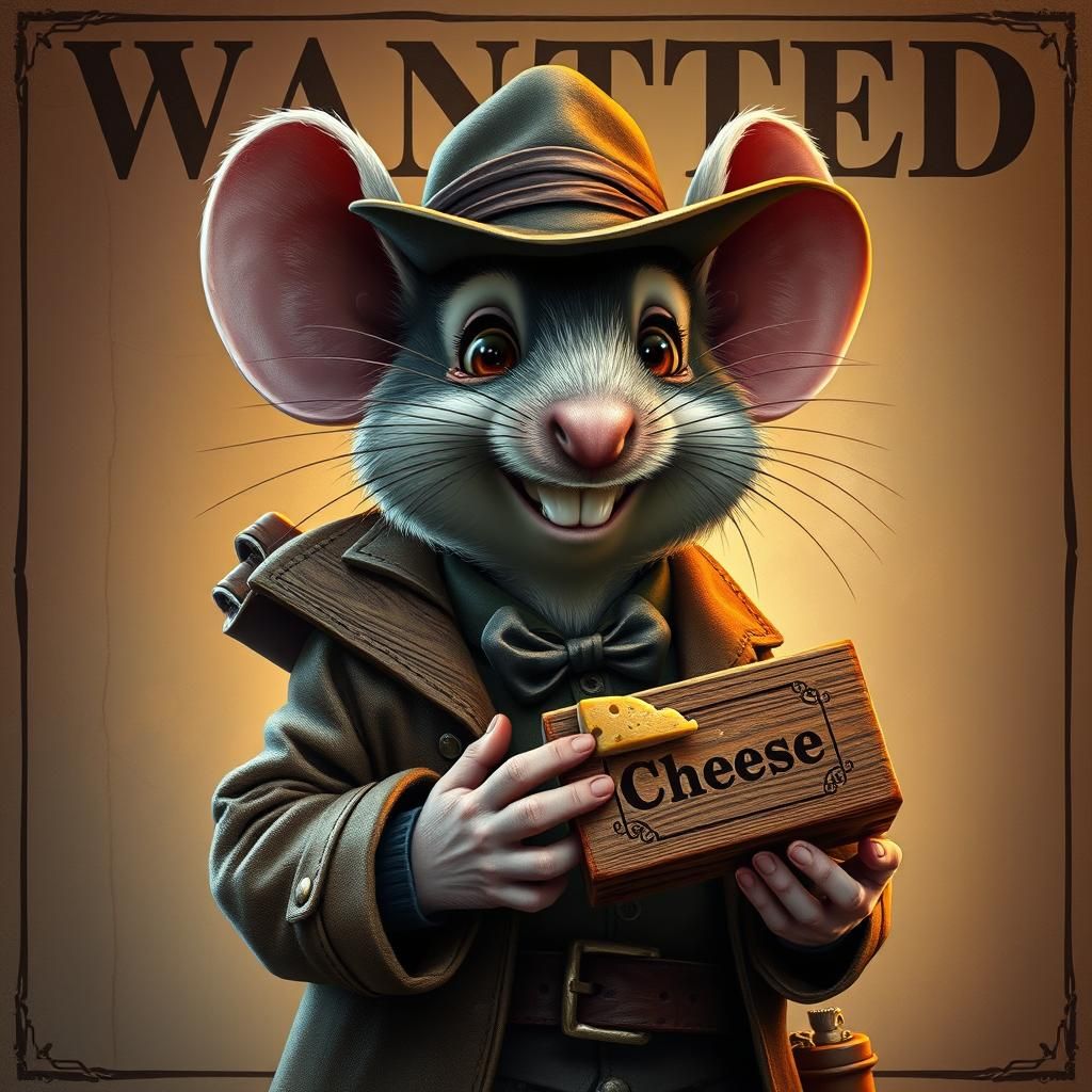 Australian bush ranger mouse for stealing from cupboards