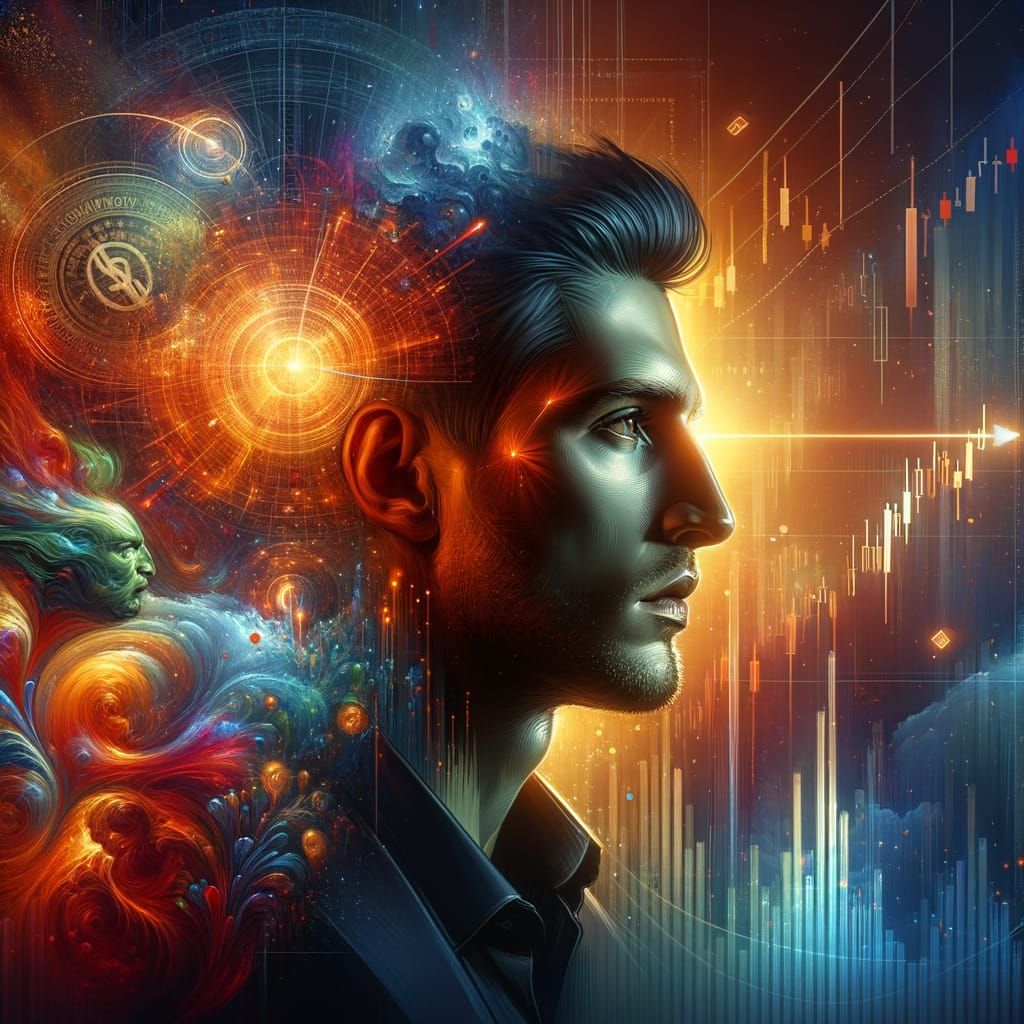 Discipline in Forex Trading: Hyperrealistic Concept Art