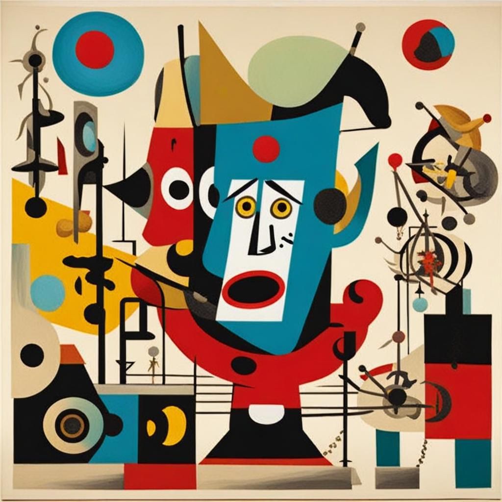 Shrink Ray Accident in Style of El Greco