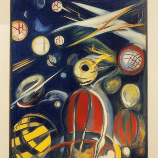 Giant Mouse in Space: Double Exposure Sci-Fi