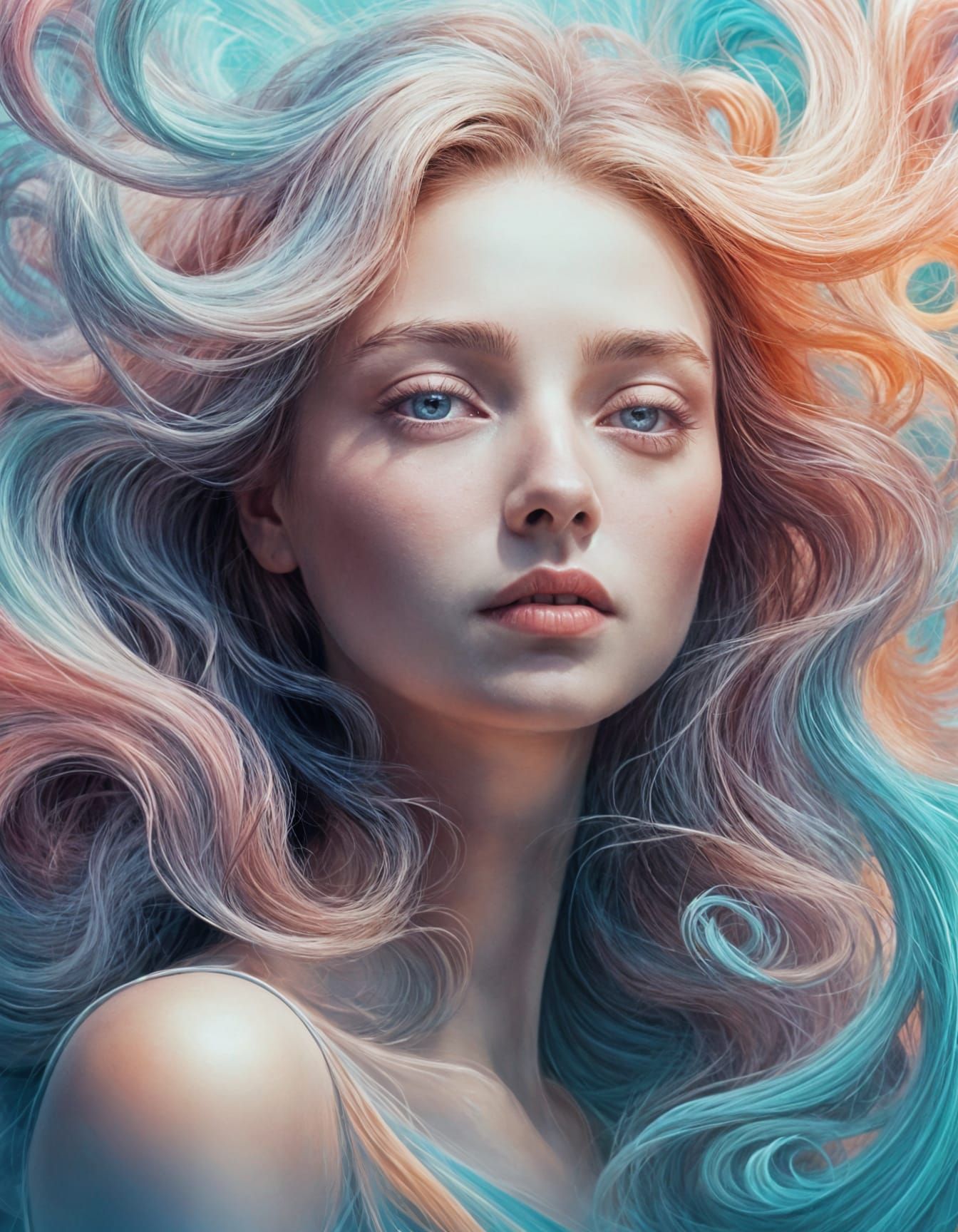 Abstract Imagination Unleashed by AI