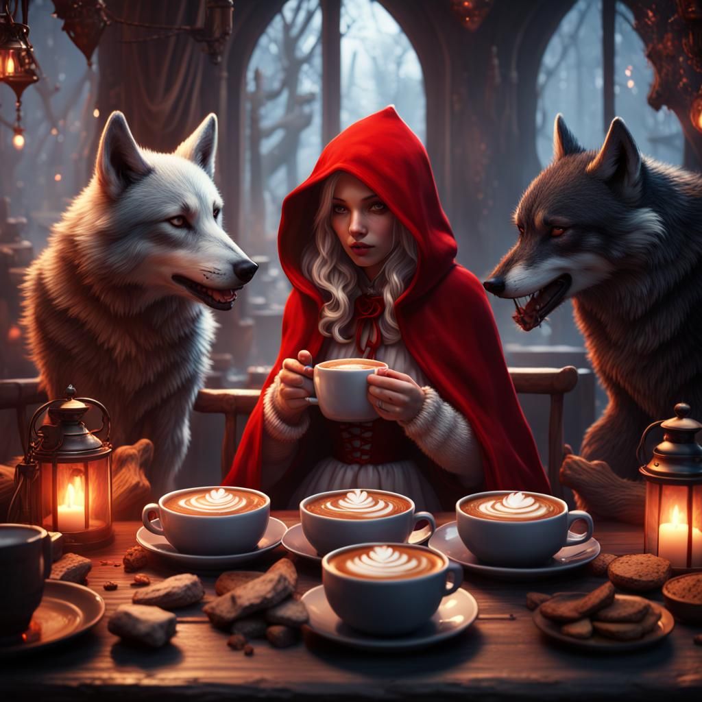 Red Riding Hood Cocoa Wolves