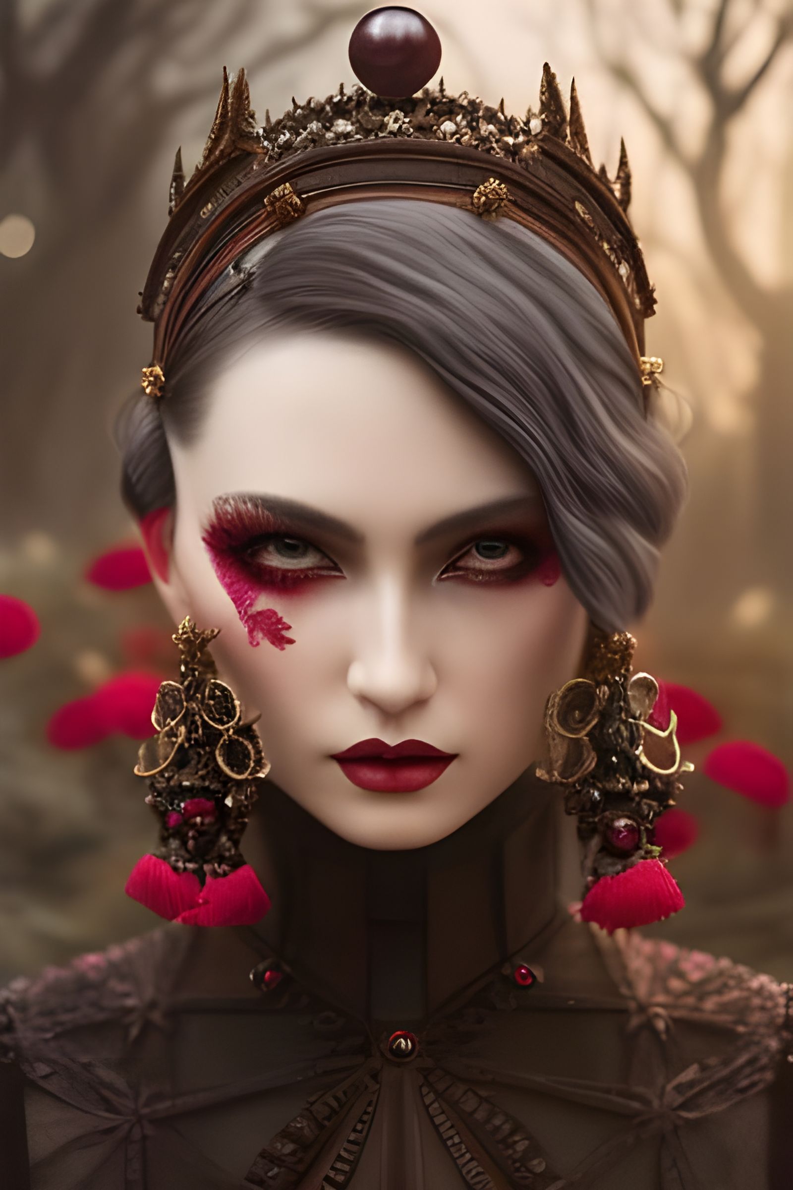 Intricate Dress, Beautiful Face, Hyper-Detailed Digital Art