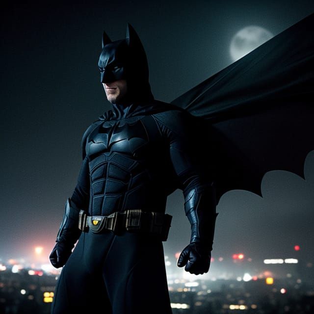 Christian Bale as Dark Knight of Gotham City