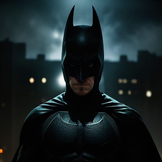 Christian Bale as Dark Knight in Cinematic HDR