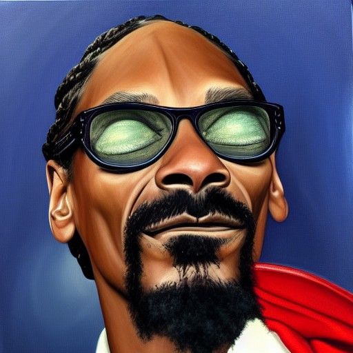 Snoop Dogg as President: Oil Painting