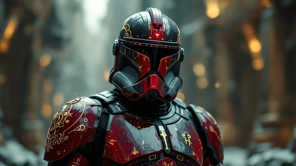 Regal Clone Trooper in Cinematic Armor