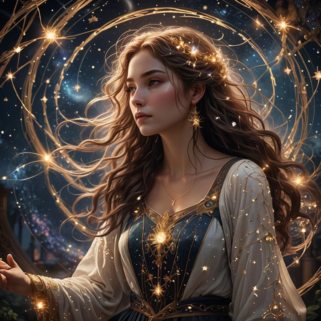 Starlight Weaver's Dream Tapestries: Fantasy Concept Art