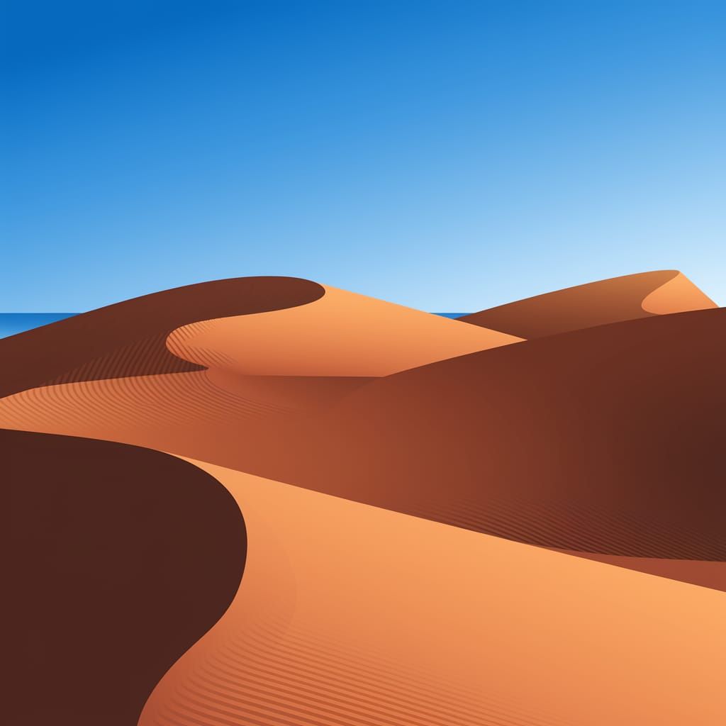 Abstract Texture Art in Rich Blue Digital Style