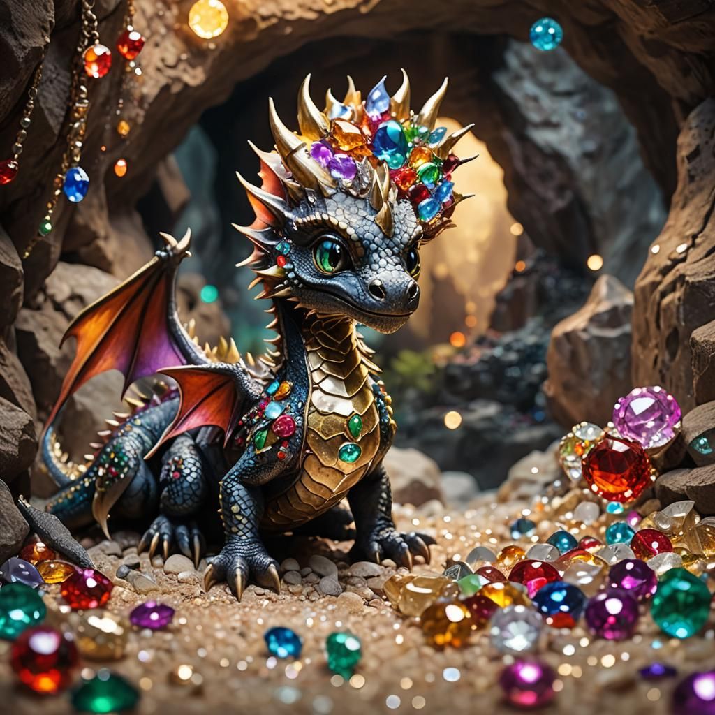 Dragons and Jewels in a Cave