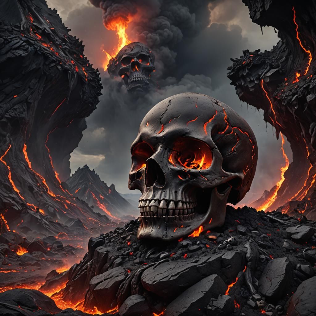 Lava Skull