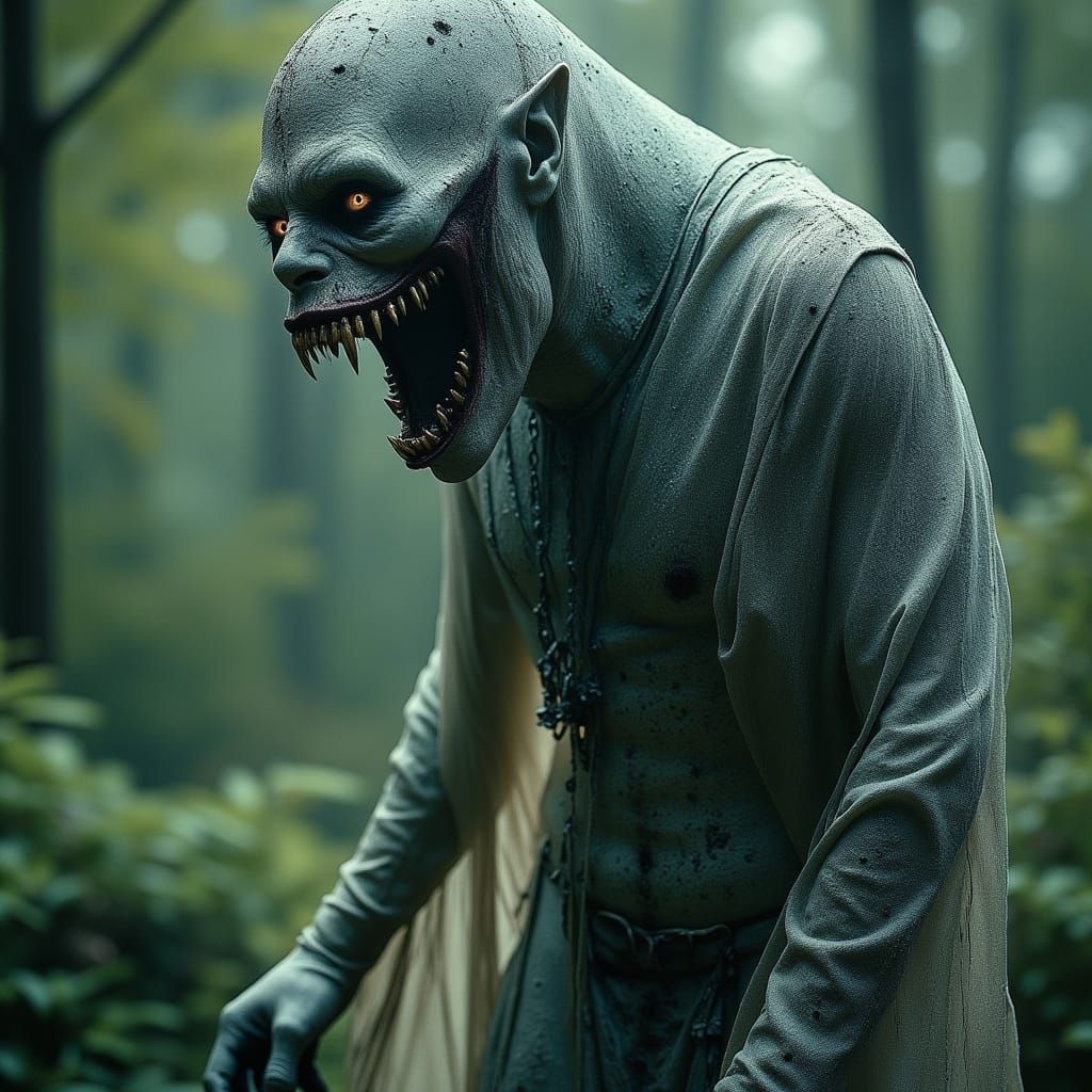 Spectral Goblin in Ethereal Portrait