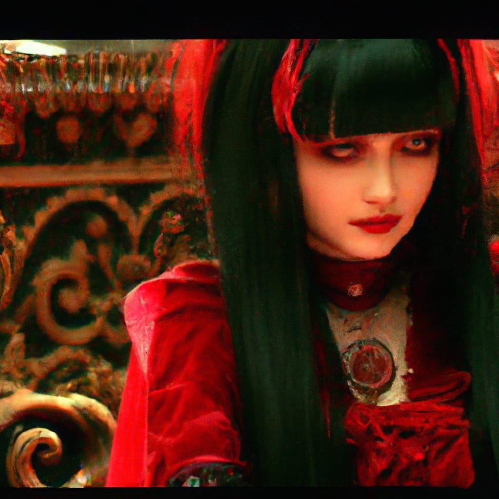 Gothic Velma Dinkley Reigns from a Throne of Gold and Ruby