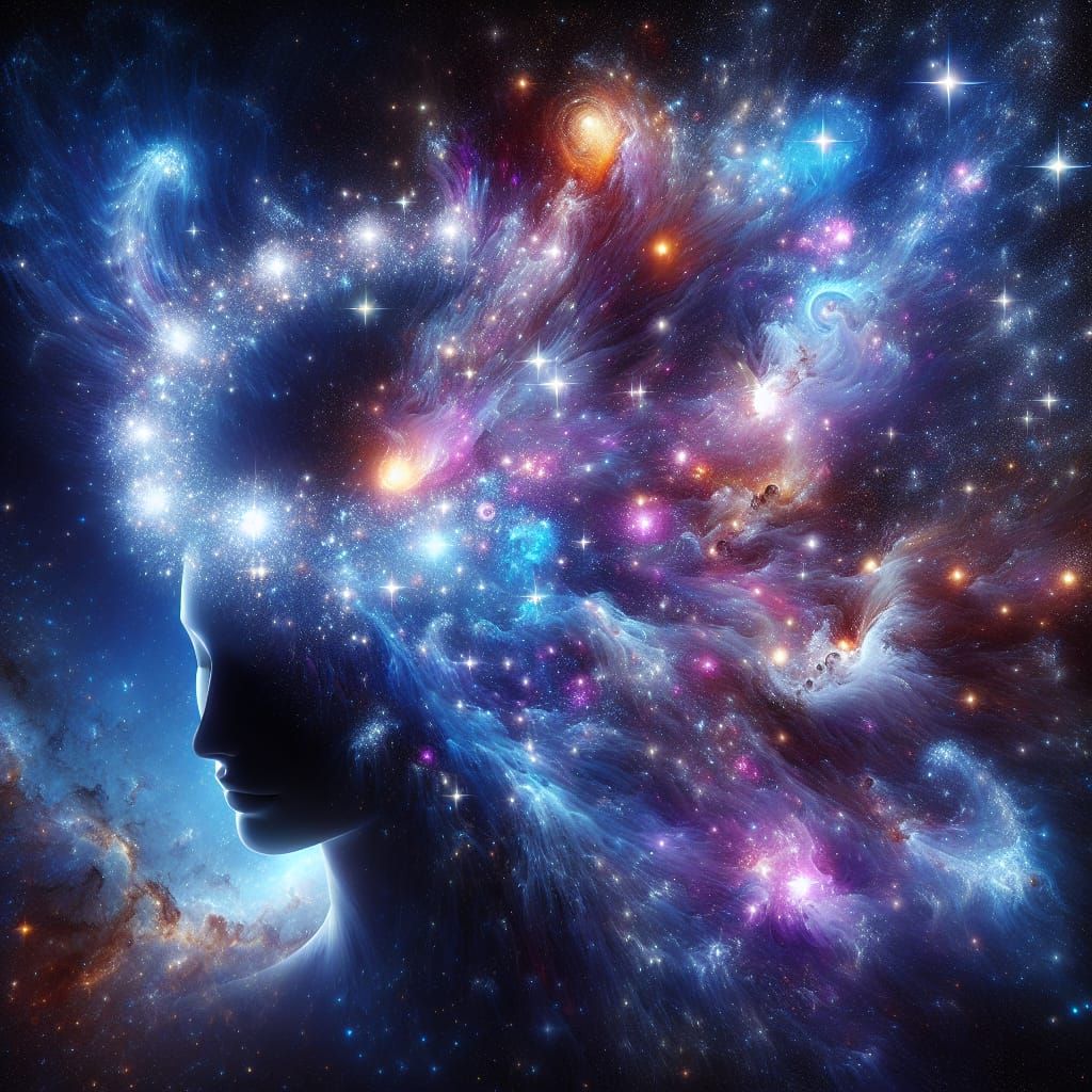 Cosmic Headband of Stars in Deep Space