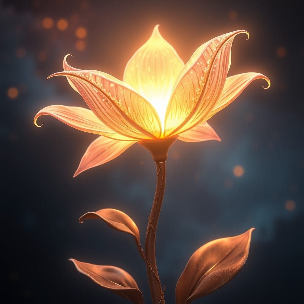 Mythical Bloom Illuminates Mysterious Realm