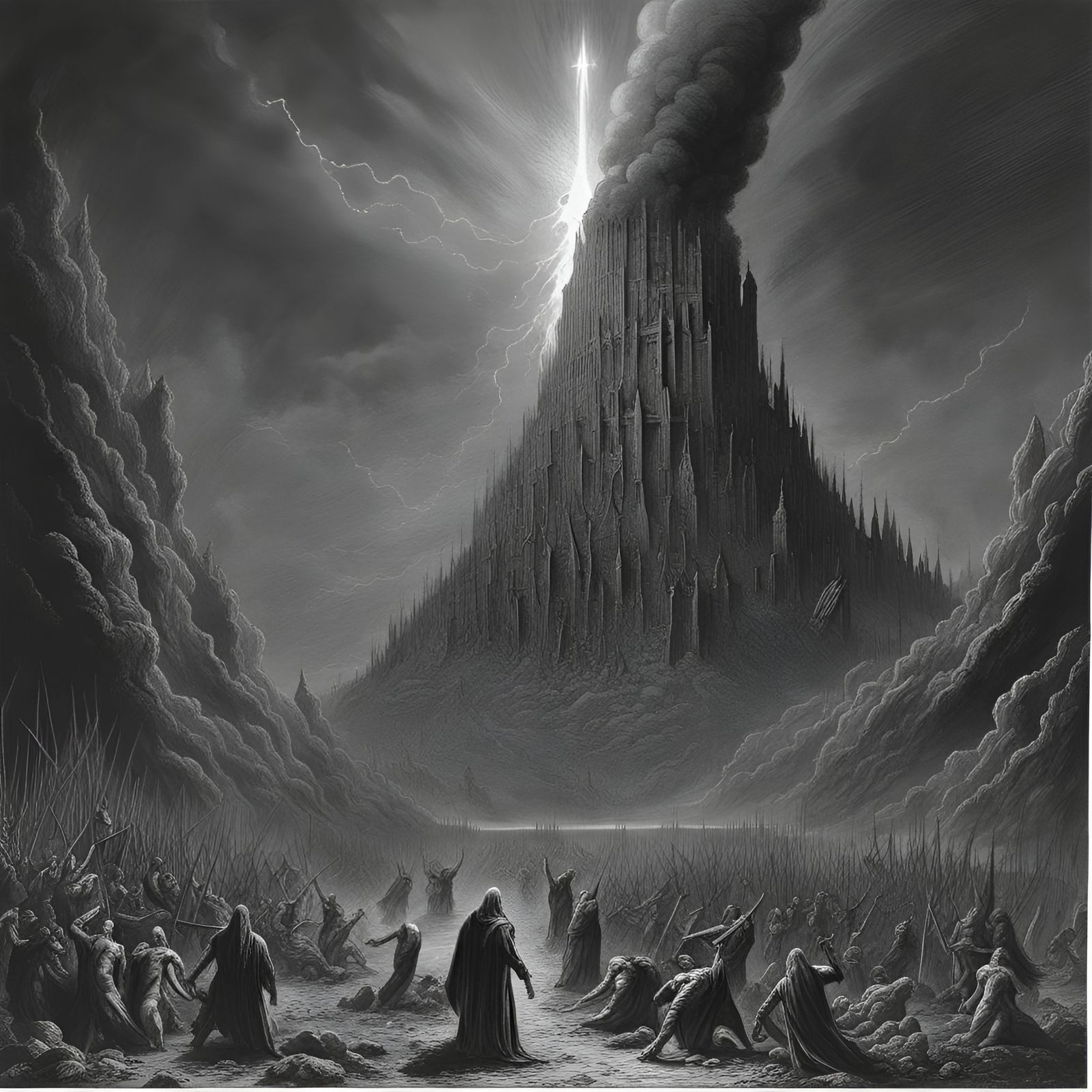 Sodom and Gomorrah Destroyed: Heavy Metal Cover Art