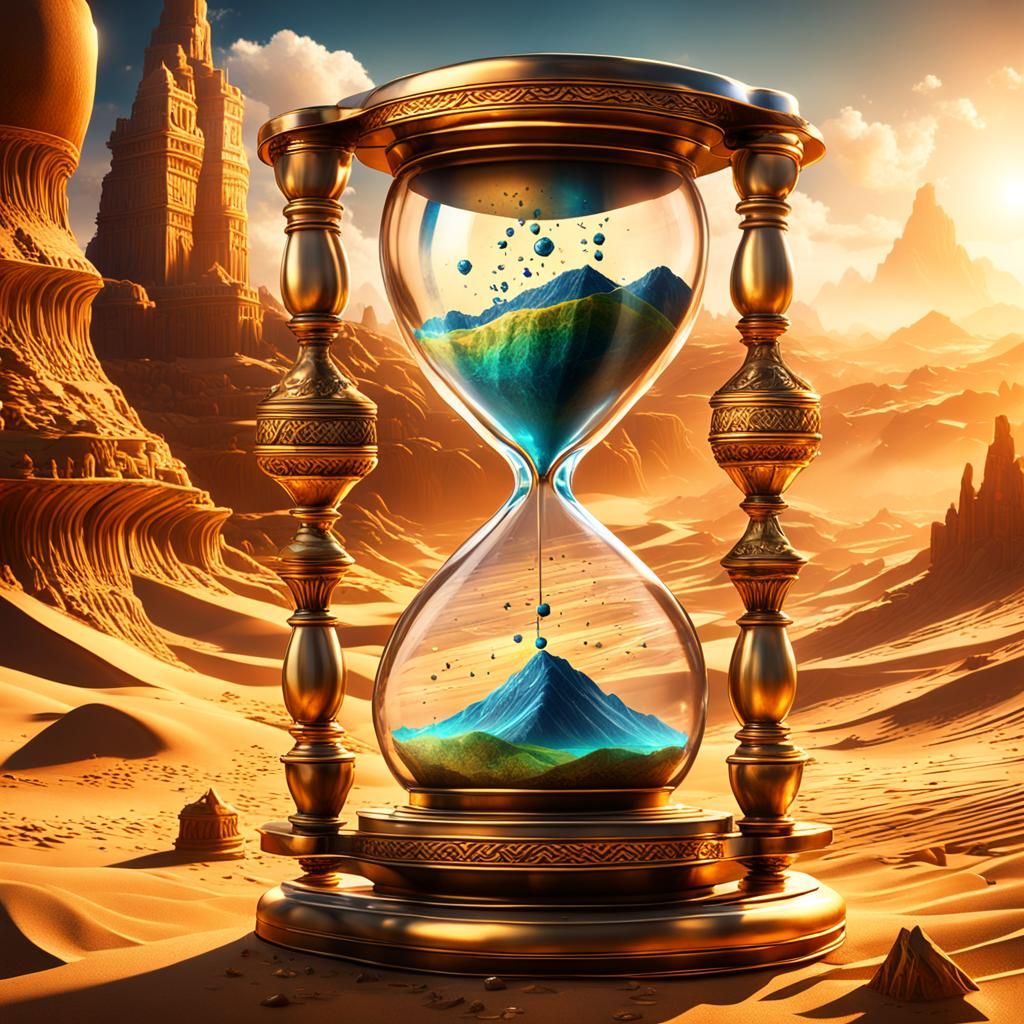 Hourglass: Sands of Time, Detailed Matte Painting