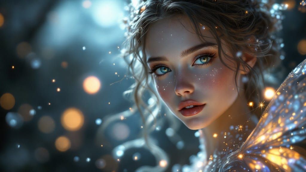 Ethereal Fairy in Nocturne Lighting