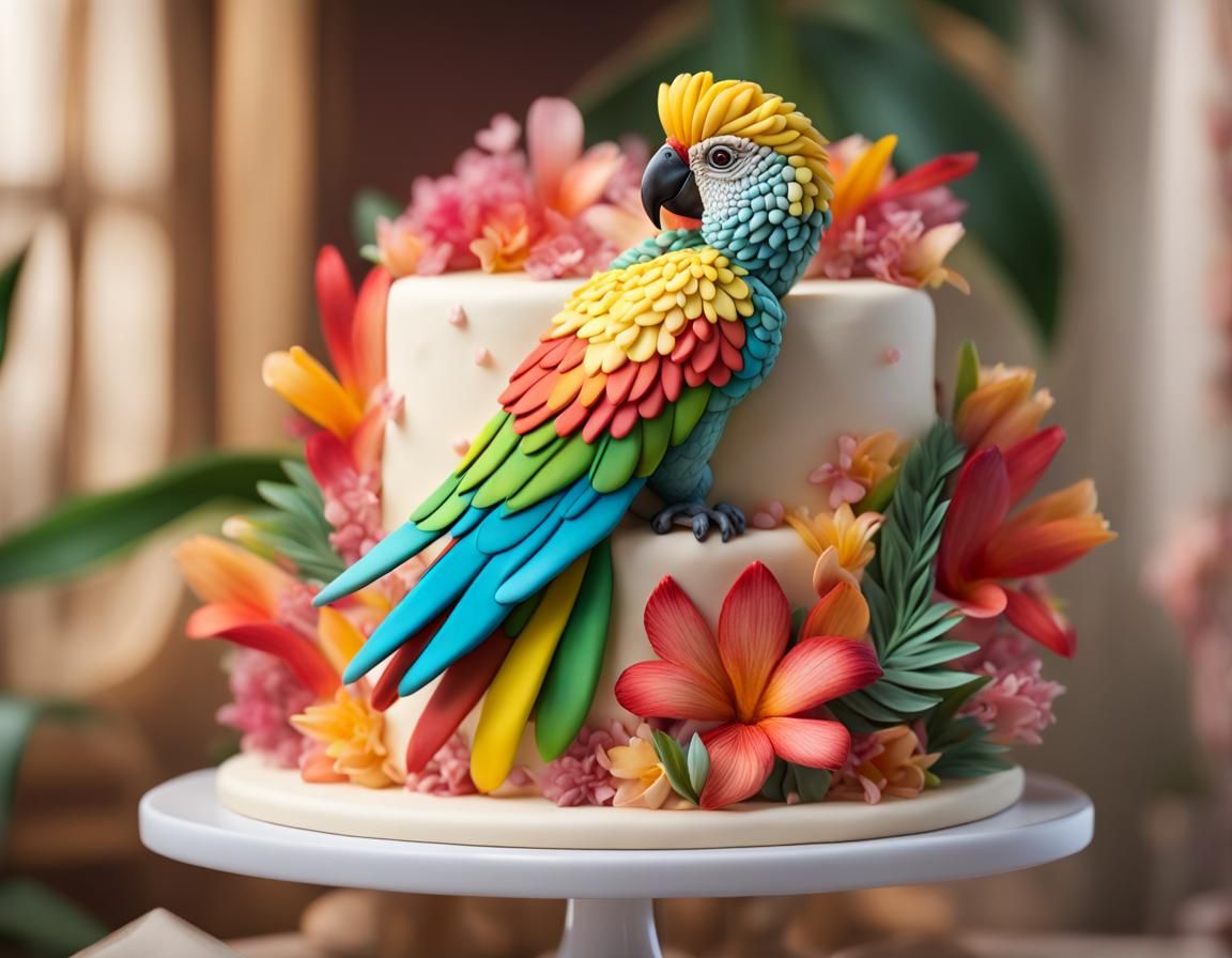 Parrot cake