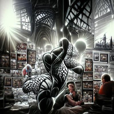 Spider-Man: Black and White Comic Art