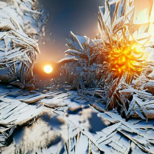 Freezing Sun Rendered in Unreal Engine