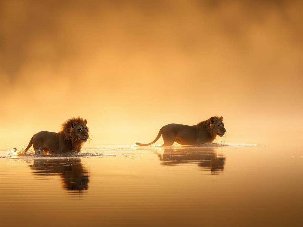 Okavango Delta Lions