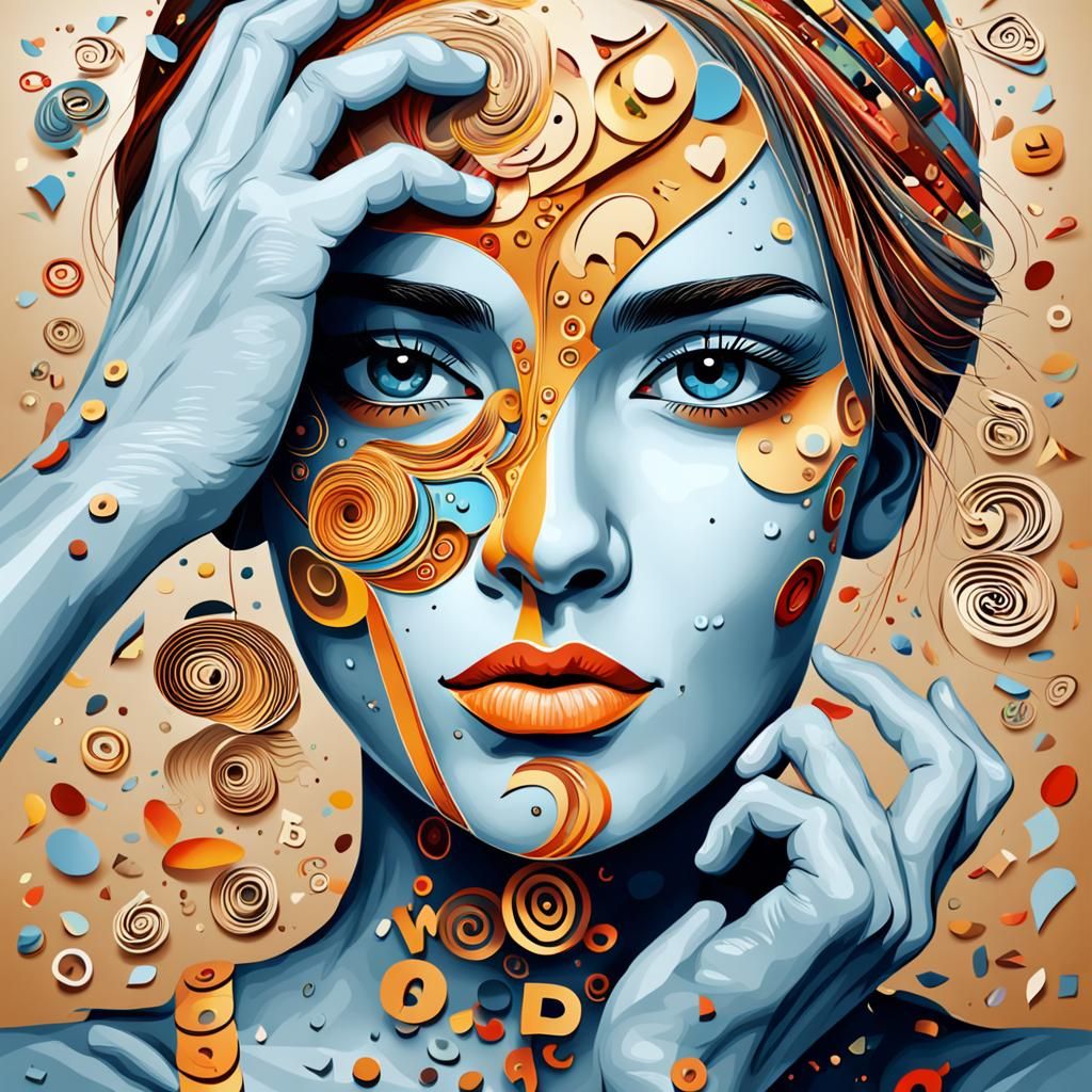 Neurographic Art Therapy with Words and Letters