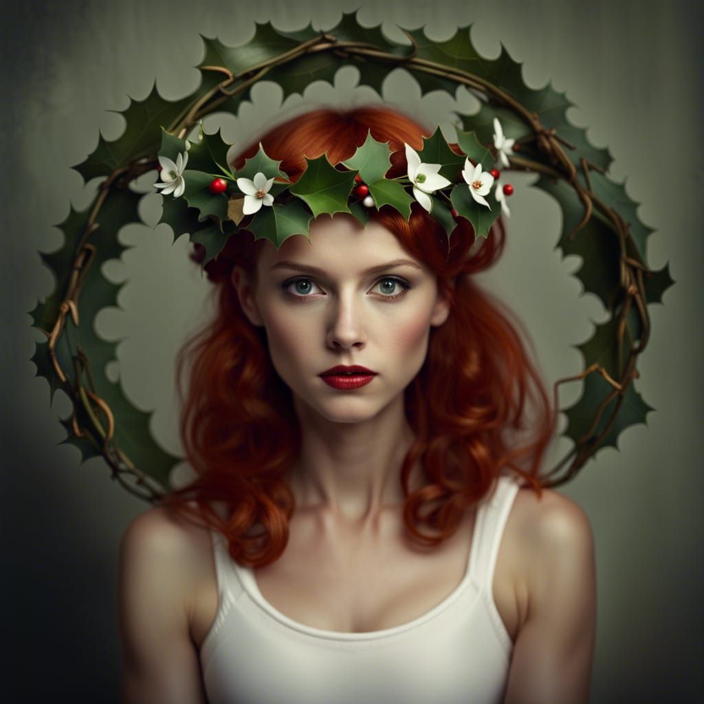 redhead winter faerie